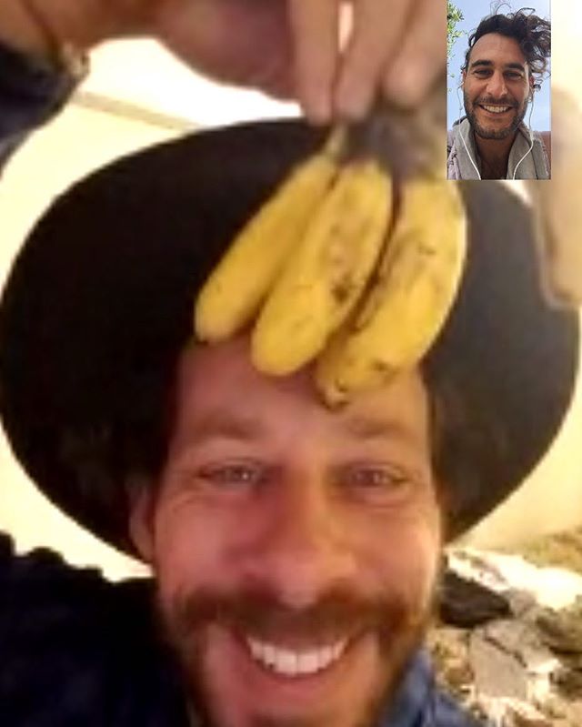 Got my shamanistic banana healing today from @iamdougakin Happy Birthday you legend  You amaze me and teach me how to live my dream every day. Much love ️