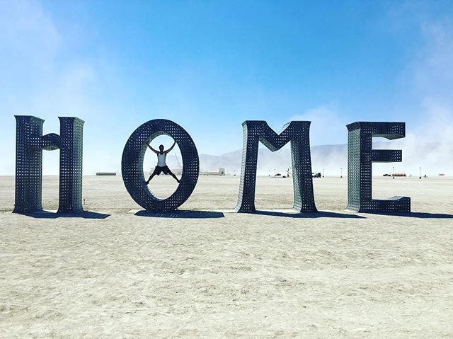 Affirmation for the day:
Home is in the moment here with you ️ I'm on my way to Midburn (Israel burning man)
I've been traveling living around the world for 3 years now
It's aligned for me and when you do what's aligned for you, some of what's agreed upon by most of us starts to not fit you anymore
People ask me, "Where is your home?" "Where is your base?" "No but where is all your stuff!?!" (This one is my favorite)  
And I answer, "Home is in the moment here with you"
They normally look at me, smile, and then ask me, "No but really where is your base?" I smile back with a hug. 
It took something to swim away from the shore I was comfortable at, where all my friends were at, where I had built an easy, beautiful and comfortable life. 
And I loved it on the shore was a great party  
I knew there was adventure awaiting me and I'm an explorer 
I often times actually follow the fear as my guidance system for what to do next

This is my second of 3 burns events this year and what I've learned to do...
Is live the principles of self expression, love, kindness and openness in everyday life everywhere I am, with everyone who's there.

I encourage you to:
Wear what you want to work and celebrate 
Your self expression (many of you do)
Say what you want and hear others (many of you do)
Do what you want, when you want, where you want and watch the magic unfold (Many of you do)

I'm by no means telling you to be like me (unless there are parts of me that resonate with you then let's create together)

I'm asking you to be like you. 
The most like you. 
You are the best you.
Sending all the love ️ and see you on the other side.