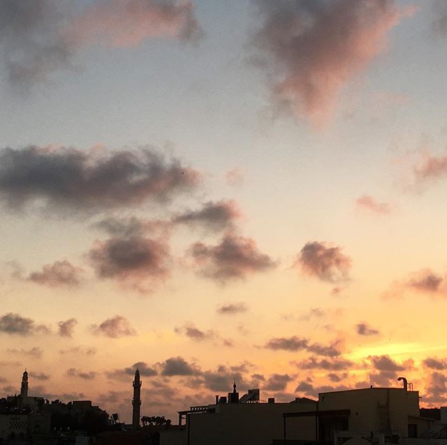 Live your life in the clouds my friends. Good night and good love from my roof in Yafo ️️